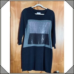 Calvin Klein Sequin Sweater Dress M